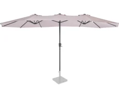 VONROC Iseo 460 x 270 cm Premium Sonnenschirm - Beige