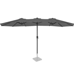 VONROC Iseo 460 x 270 cm Premium Sonnenschirm - Grey