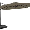 Vonroc Pisogne 300 Sonnenschirm mit 4 füllbare Fliesen - Taupe