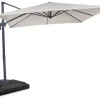 Vonroc Pisogne 300 Sonnenschirm mit 4 füllbare Fliesen - Beige