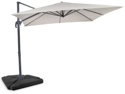 Vonroc Pisogne 300 Sonnenschirm mit 4 füllbare Fliesen - Beige