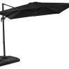 Vonroc Pisogne 300 Sonnenschirm mit 4 füllbare Fliesen - Black