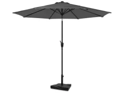 VONROC Premium Recanati Ø300 cm Sonnenschirm mit Fuß - Grey