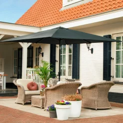 VONROC Premium Rosolina 280 x 280 cm Stockschirm - Black