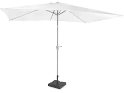 VONROC Rapallo 200 x 300 Premium Sonnenschirm mit Fuß - White