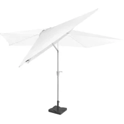 VONROC Rapallo 200 x 300 Premium Sonnenschirm mit Fuß - White