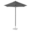 VONROC Torbole Ø 200 cm Premium Sonnenschirm - Grey
