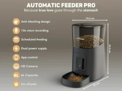 Vulpes Goods Automatischer Futterautomat - 6 Liter