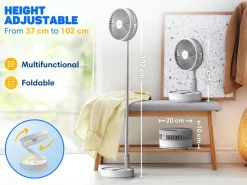 Vulpes Goods Kabelloser Ventilator mit Fernbedienung