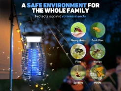 Vulpes Goods Mückenlampe PRO – Wiederaufladbar & Solarenergie