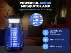 Vulpes Goods Mückenlampe PRO – Wiederaufladbar & Solarenergie