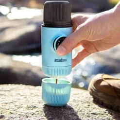 Wacaco Nanopresso tragbare Espressomaschine mit Hülle - Blue