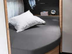 Walra Französisches Bett Rechts Spannbettlaken - Anthracite