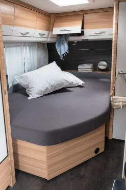 Walra Französisches Bett Rechts Spannbettlaken - Anthracite