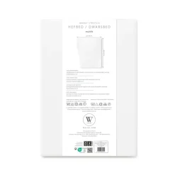 Walra Multifit Hub-/Querbett Spannbettlaken - White