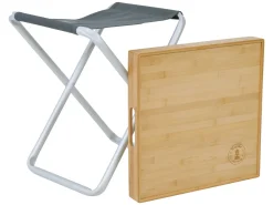 Wander Wonder Bambus Campinghocker mit Tischplatte
