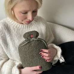 Warmpi Buddy Elektrische Infrarot-Wärmflasche - Teddy Grün