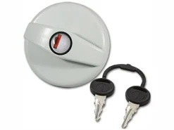 Wasserdeckel Fiat mit Schlüsseln - white