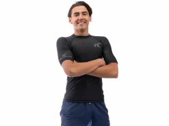 Watrflag Barcelona Bodyfit UPF 50+ Black Men Rashguard