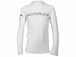 Watrflag Malaga lange Ärmel UPF 50+ White Kids Rashguard