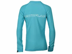 Watrflag Malaga lange Ärmel UPF 50+ Turquoise Kids Rashguard