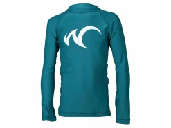 Watrflag Malaga lange Ärmel UPF 50+ Petrol Kids Rashguard