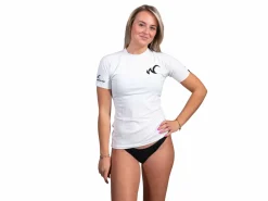 Watrflag Murcia Regular Fit UPF 50+ White Women Rashguard