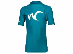 Watrflag Valencia kurzarm UPF 50+ Petrol Kids Rashguard
