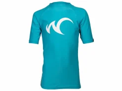 Watrflag Valencia kurzarm UPF 50+ Turquoise Kids Rashguard