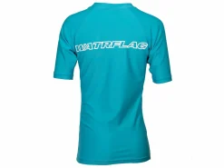 Watrflag Valencia kurzarm UPF 50+ Turquoise Kids Rashguard