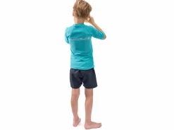 Watrflag Valencia kurzarm UPF 50+ Turquoise Kids Rashguard
