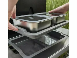 Weber Works Drop-in Set Prep Behälter und Tablett