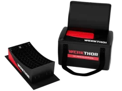 Werkthor stufenlose Auffahrkeile Tasche - Red