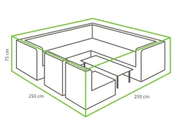 Winza Deluxe 250 x 250 x 75 cm Loungeset Schutzhülle