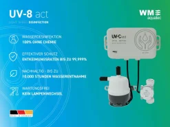 WM aquatec UV-8 act vollautom. UV-C LED Wasserdesinfektion