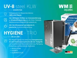 WM aquatec UV-8 steel Komplettlösung Wasserhygiene - 60 Liter