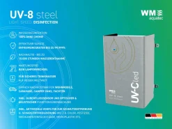 WM aquatec UV-8 steel vollautom. UV-C LED Wasserdesinfektion