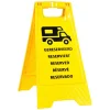 Wohnmobilschild reserviert