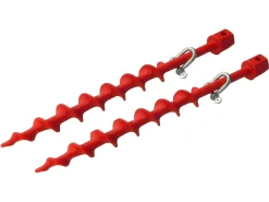Wurmi Erdsandwurm mit Schäkel Schraubheringe