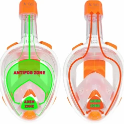 X10 Erwachsene L/XL Schnorchelmaske - Orange