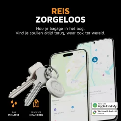 Xtorm Water-resistant White TravelTag - Set von 3