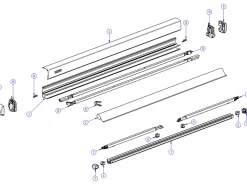 Zweite Chance Thule Omnistor Innenkappe links 3200