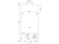 Zweite Chance TTulpe B11 Eco indoor Durchlauferhitzer
